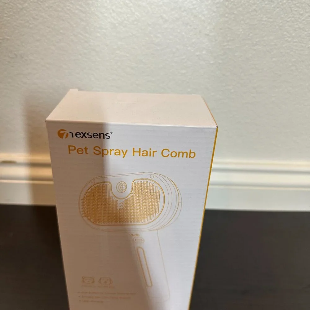 Texsens Pet Spray Hair Comb In Box